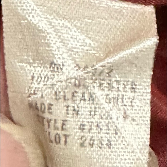 Vintage C’est Duo Brown & Blue Wrap Skirt in a Size Medium - Picture 6 of 8